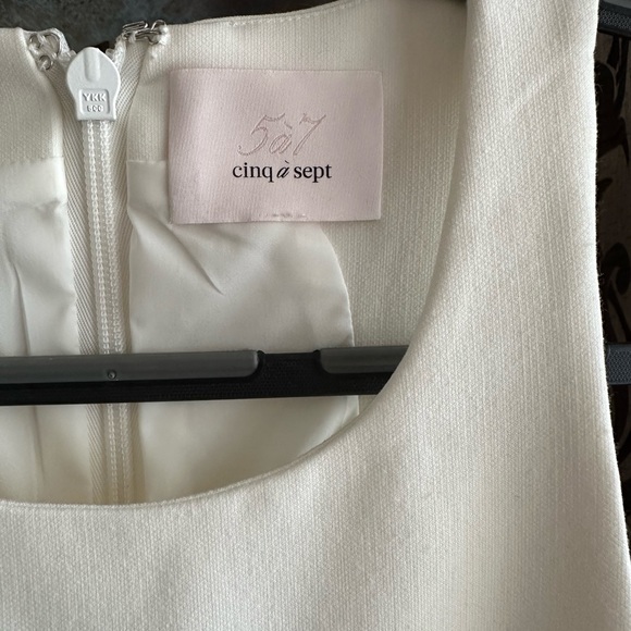 Cinq a Sept Makayla Dress in Ivory size 8 - Picture 5 of 7